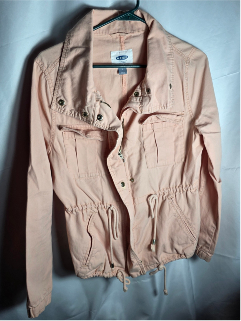 Women's Old Navy Utility Jacket, Size M, Pink couquette cottagecore trendy fall